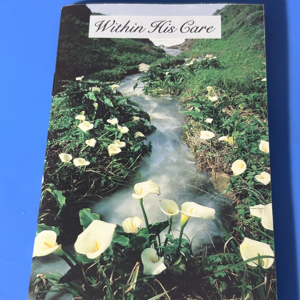 Within His Care SALESIAN MISSIONS Prayer Book 1986 Poetry Booklet VTG RARE